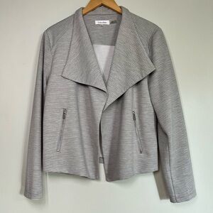 Calvin Klein Light Gray Women's Blazer